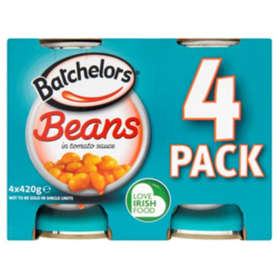 Picture of Batchelors Beans 420g 4pk x6